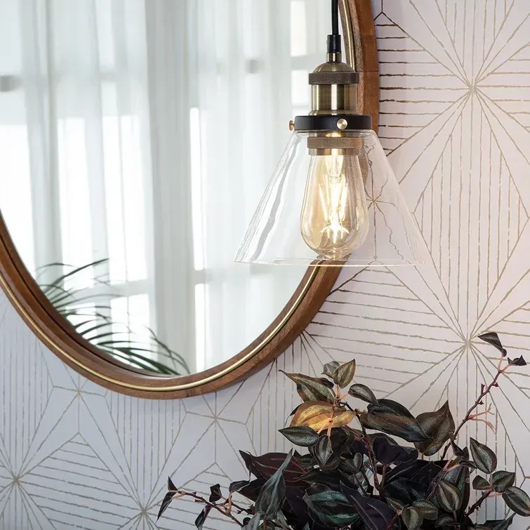 Hangende glazen plafondlamp Verto A Transparent APP042-1CP