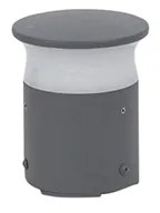 Moderne buitenlamp donkergrijs 12 cm incl. LED - Bar