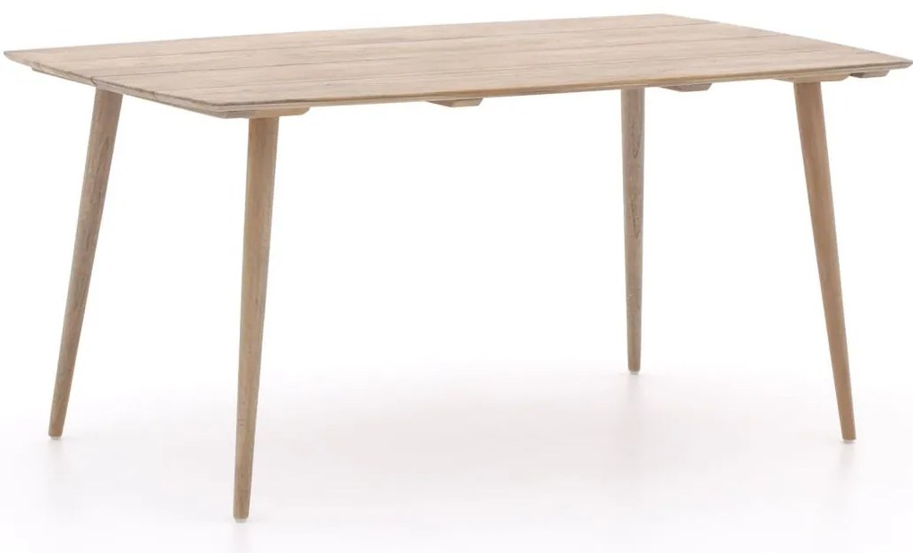 Tuin eettafel ROUGH | Rechthoekig  | Tuintafel Teakhout | 160x90cm | 4 personen | Kees Smit Tuinmeubelen