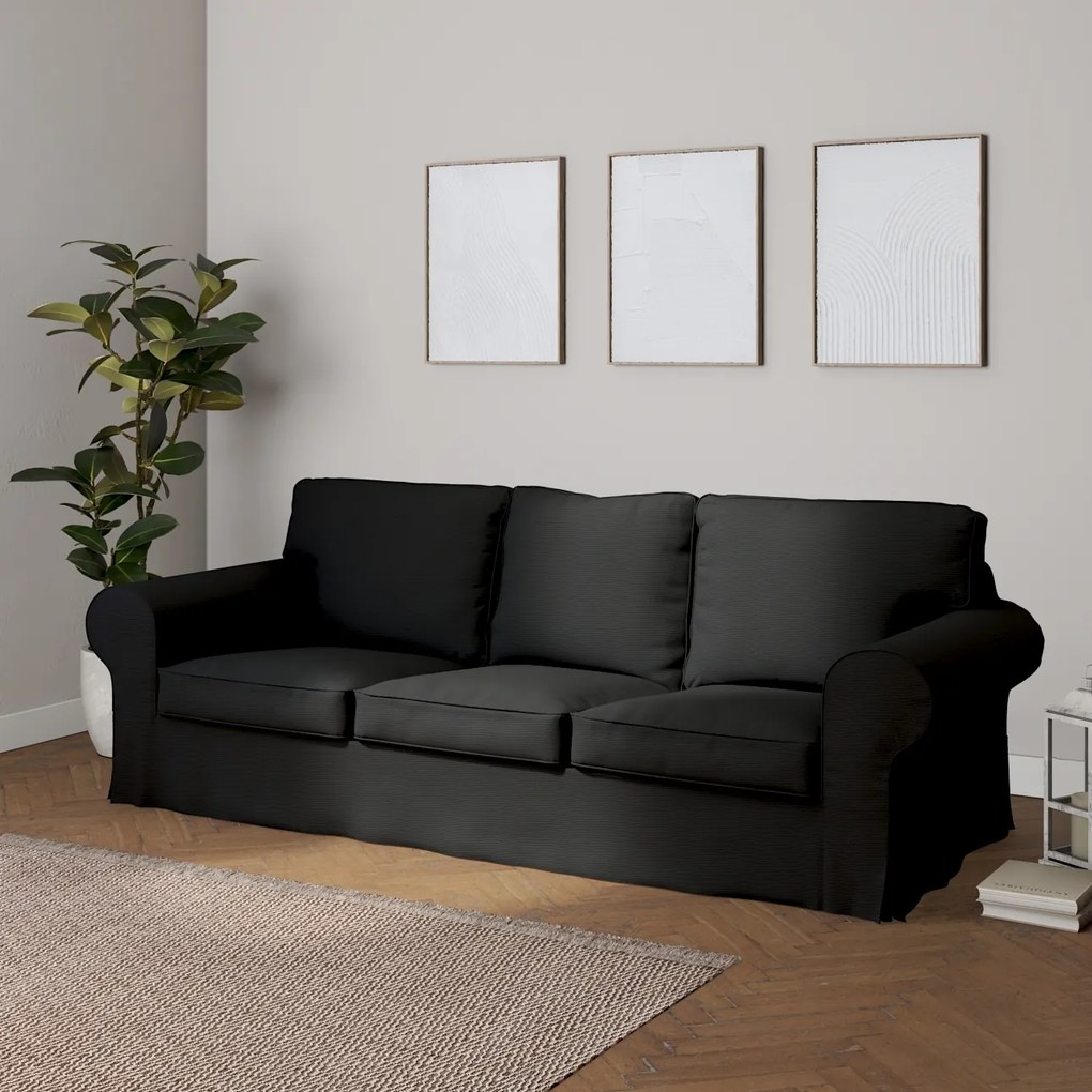 Dekoria Ektorp hoes 3-zits slaapbank nieuw model (2013), zwart