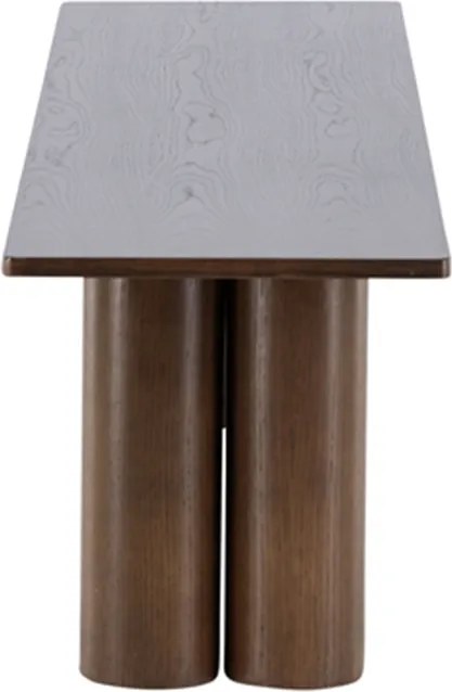 Bank Met Cilindervormige Poten Mocca