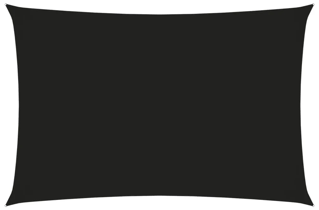 vidaXL Zonnescherm rechthoekig 2x4,5 m oxford stof zwart