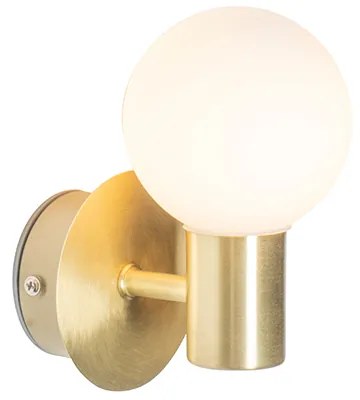 Smart wandlamp goud IP44 incl. Wifi G9 - Cederic Up