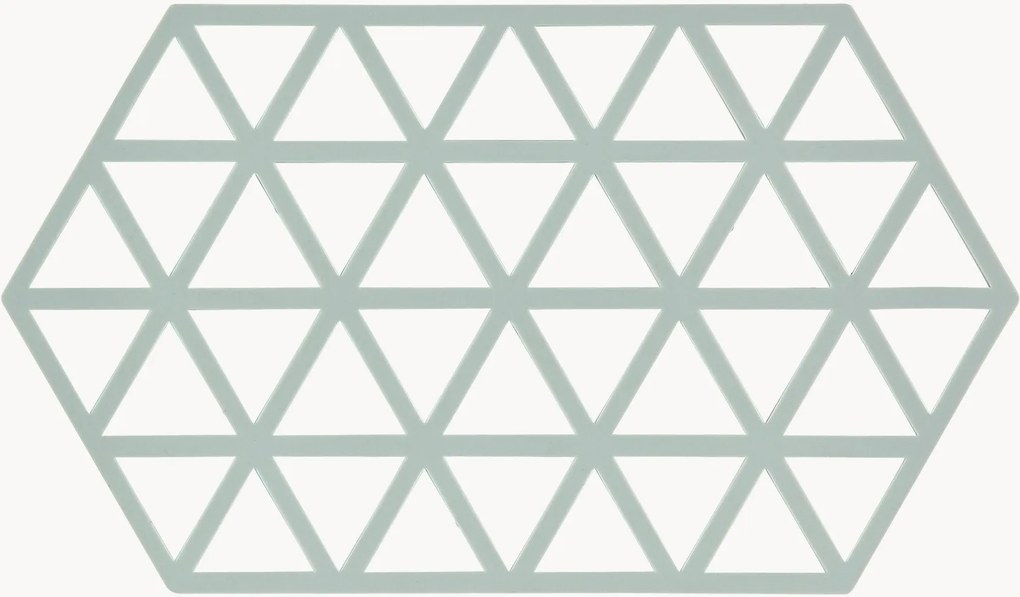 Grote siliconen onderzetters Triangles, 2-delig