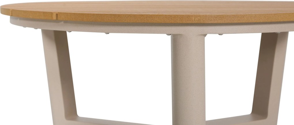 Stoel en Bank Loungeset 5 personen Aluminium Zand/Beige  Lifestyle Garden Furniture Melone