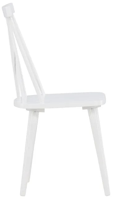 Jörn Eetkamerstoel - Lena - Wit - Rubberhout - Jörn