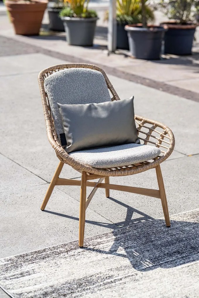 Castello loungestoel - Natural rotan - inclusief kussens OP=OP