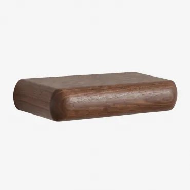 Wandgarderobe Console Van Hout Carmen ↔︎ 60 Cm & Donker Acaciabruin - Sklum