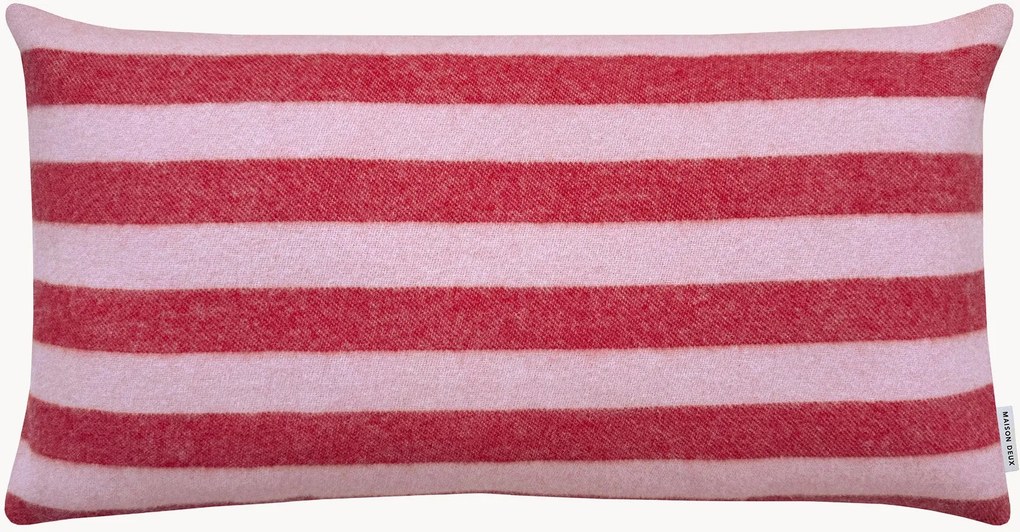 Decoratieve kussenhoes Candy Wrap van Nieuw-Zeelandse wol