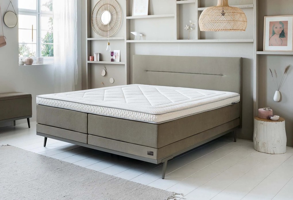 Boxspring Lifestyle by vtwonen Cinnamon – Bij Swiss Sense