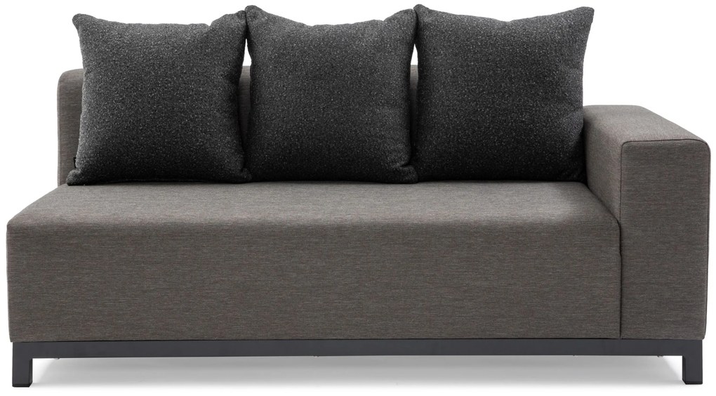 Hoek loungeset 6 personen Outdoor textiel Grijs De Laan Projects
