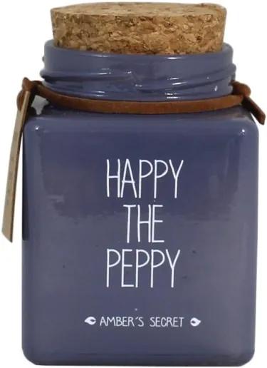 My Flame Lifestyle scented soy candle blue happy the peppy