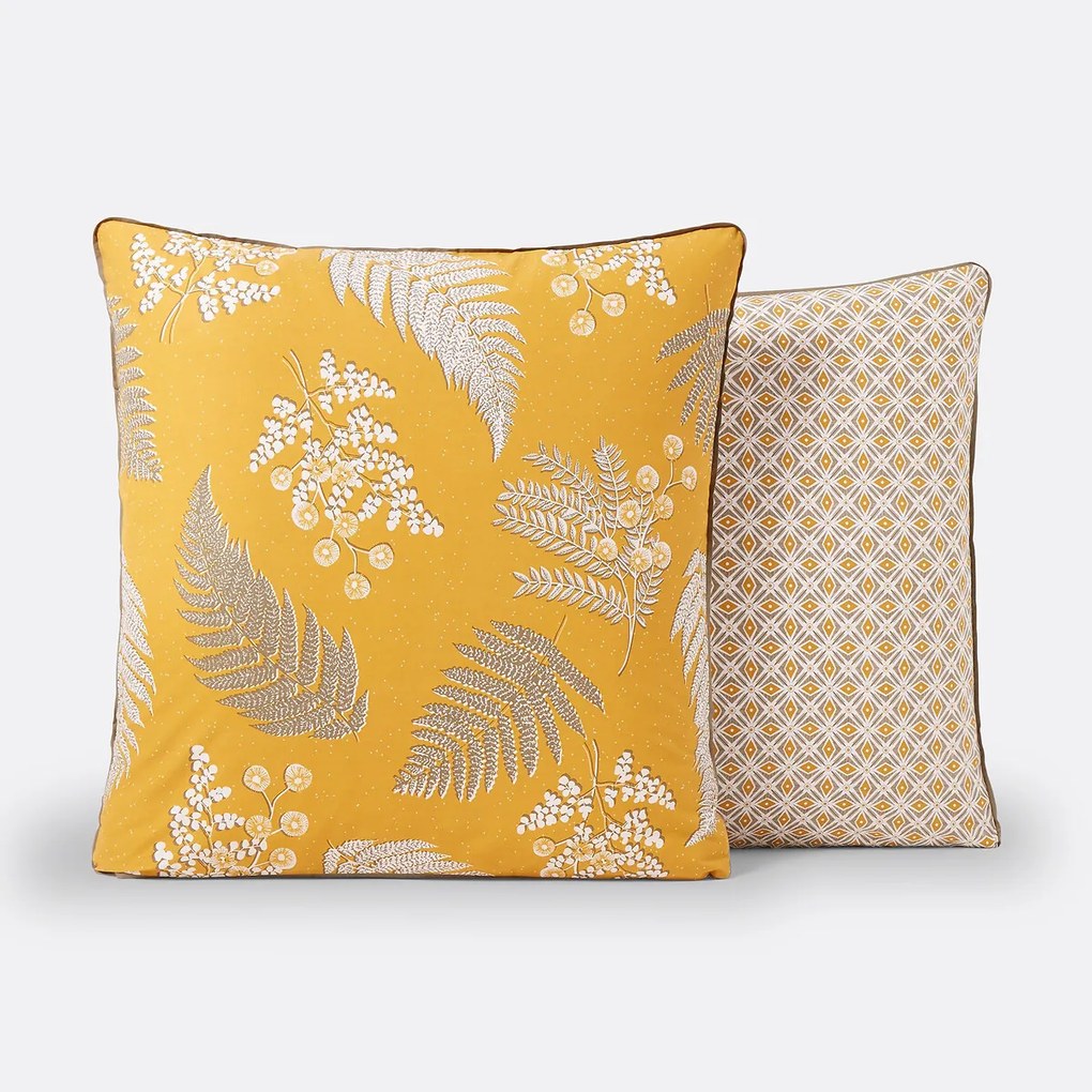 Kussensloop in perkalkatoen, Fougère