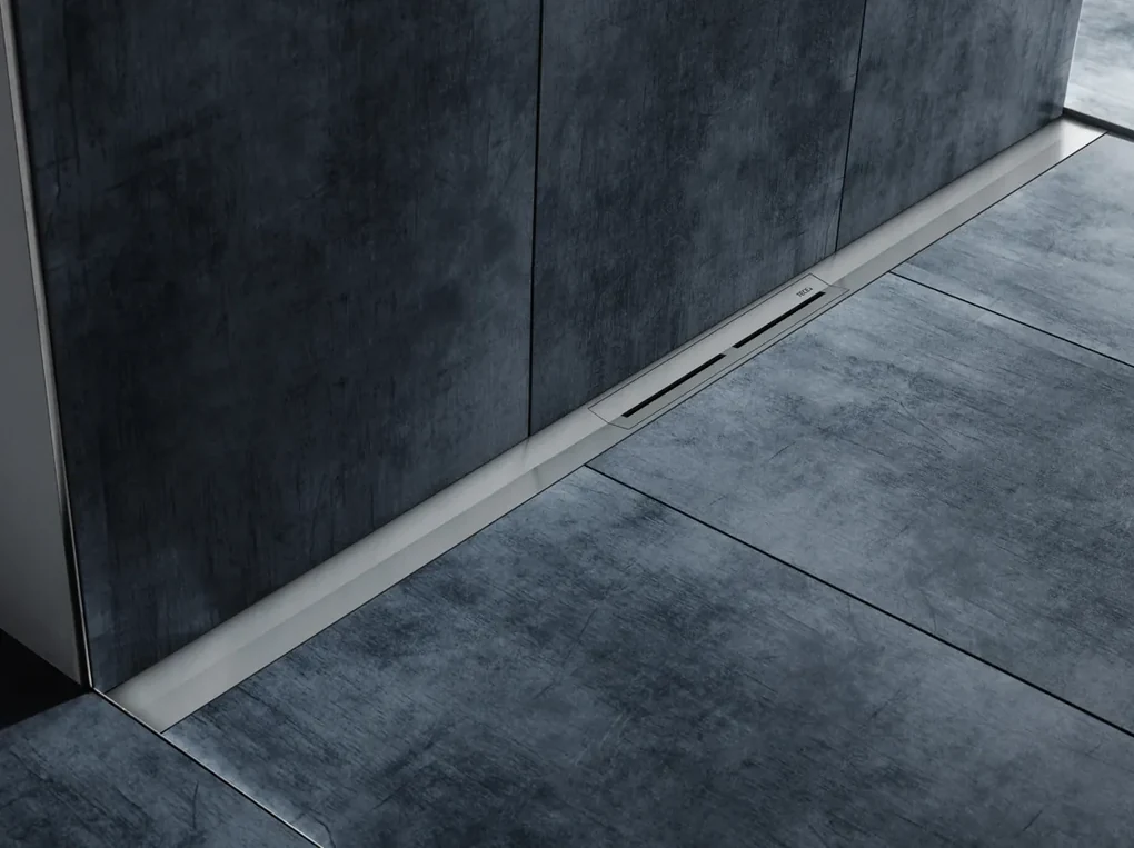 TECEdrainprofile douchegoot profielset 90cm geborsteld RVS