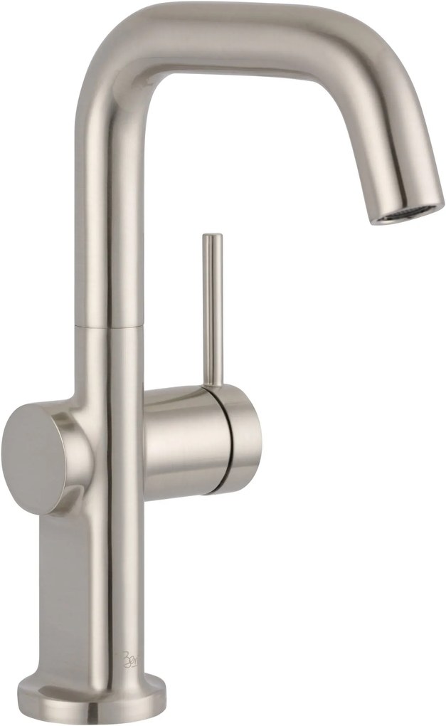 Ben Navan industriële wastafelkraan geborsteld nikkel