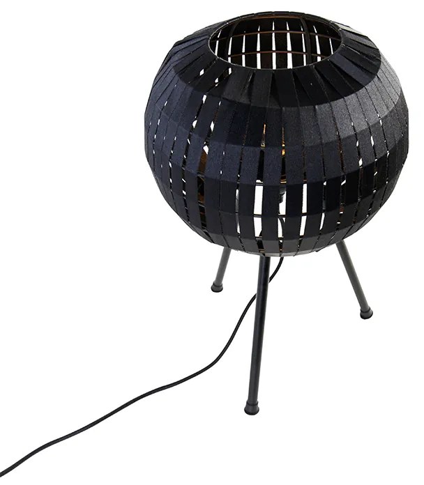 Moderne tafellamp tripod zwart - Zoë