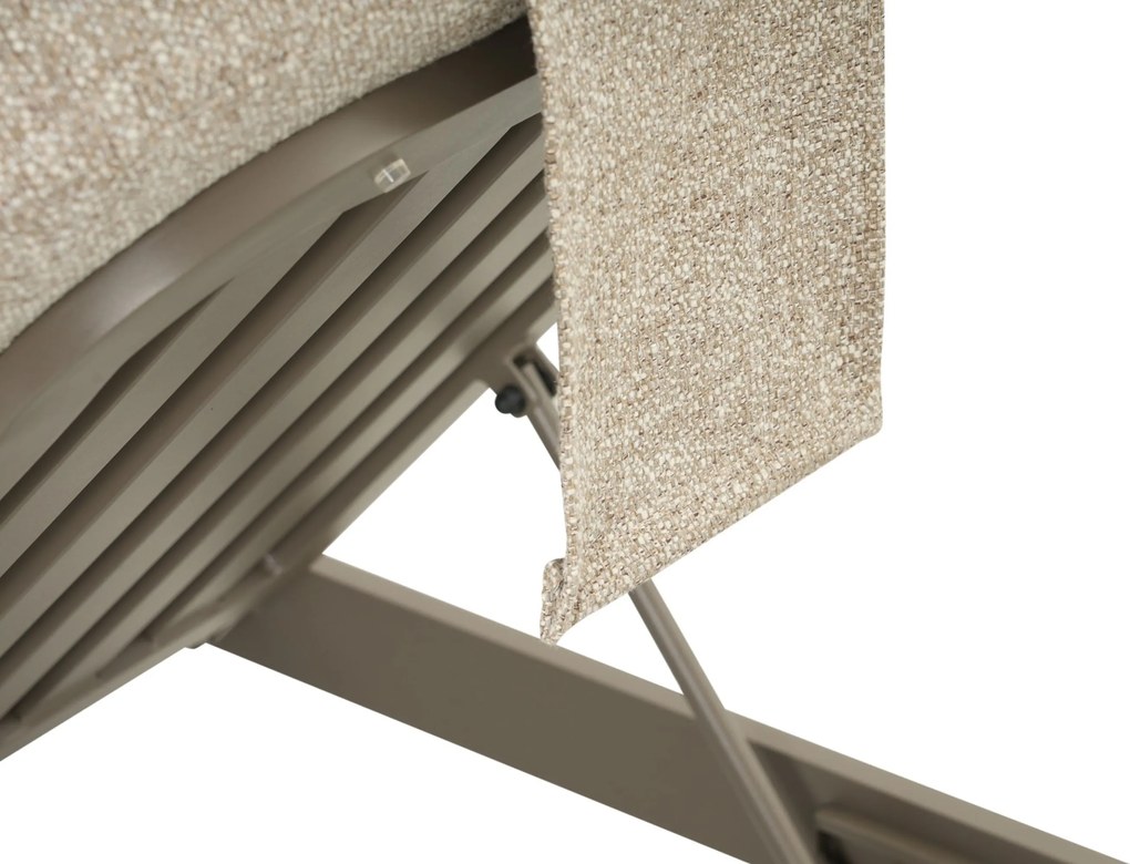 Santika Cayora Ligbed Aluminium Taupe