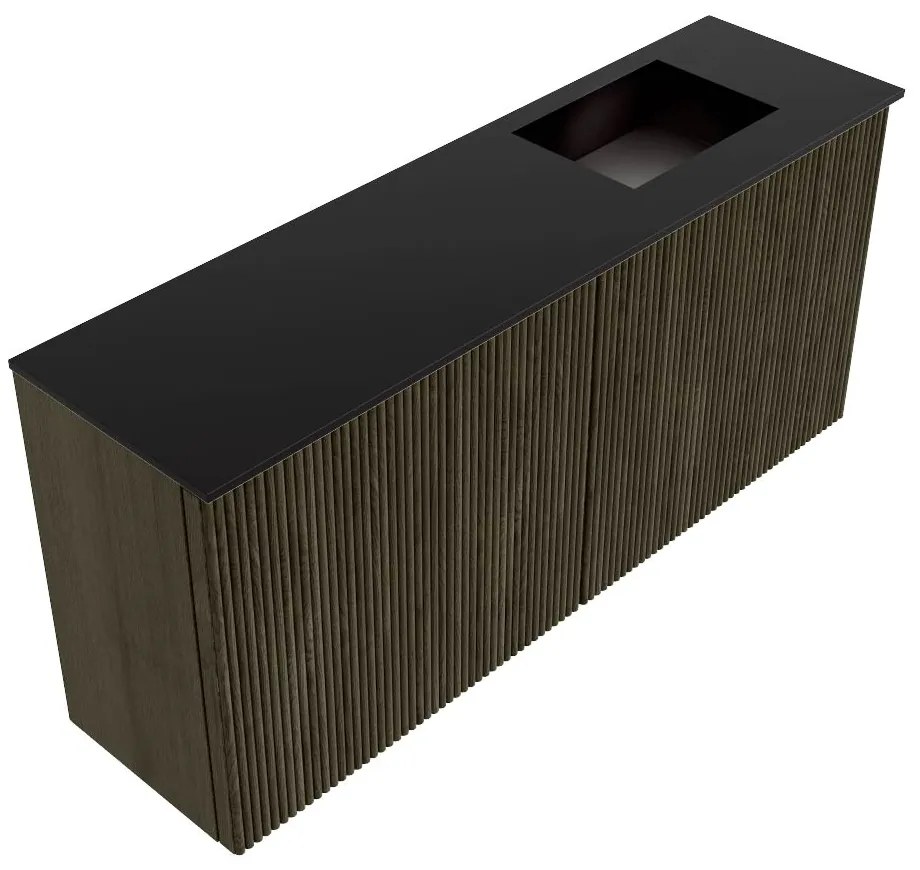 Mondiaz Joya 90cm toiletmeubel shadow met wastafel faye rechts zonder kraangat urban