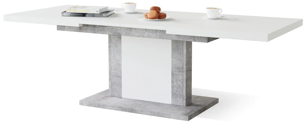 ORION wit / beton, salontafel