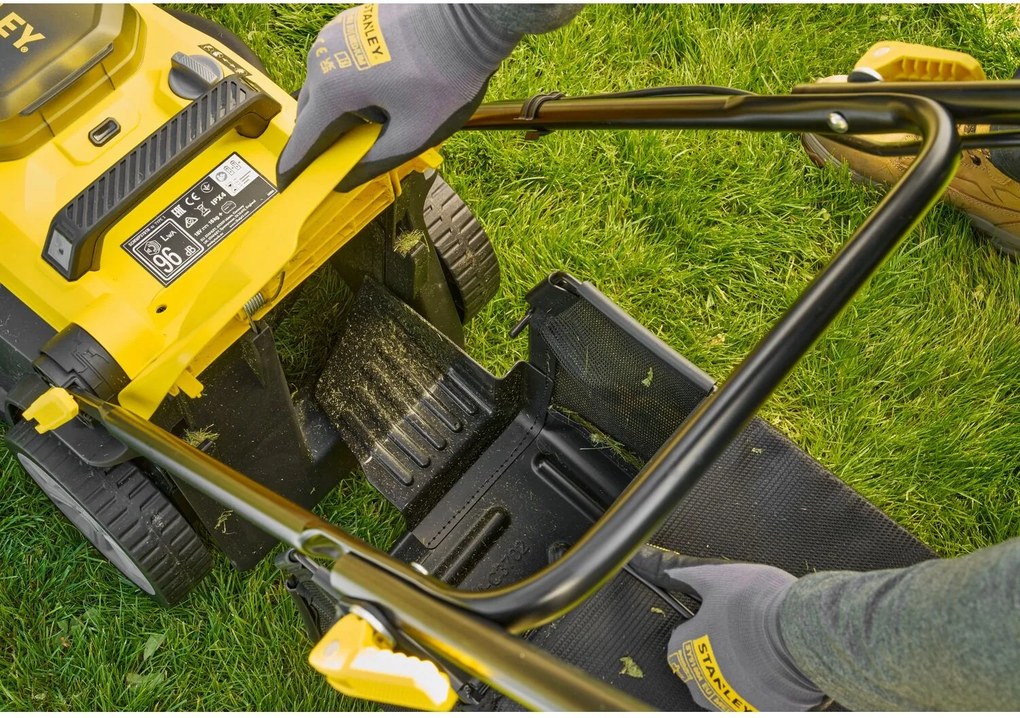 Stanley FATMAX SCMWP3701M2-QW V20 Accu Grasmaaier 37 cm – 3-in-1 – Brushless – 2x 4.0Ah Set