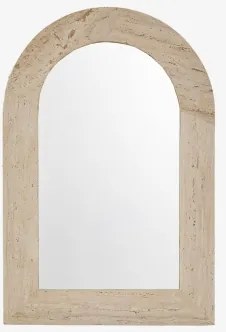 Natuurstenen Wandspiegel Alune 60 X 90 Cm & Travertijn - Sklum