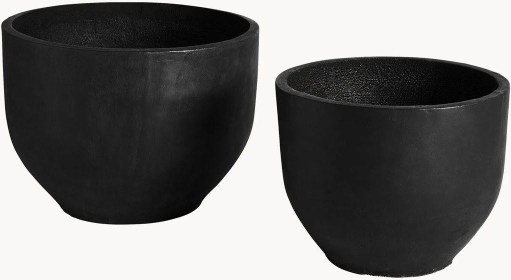 Plantenpotten Blaghe van terracotta, 2-delig
