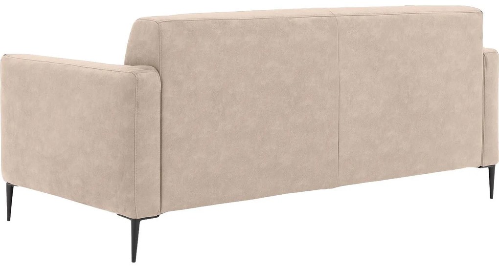 Goossens Key West beige, micro leer, 3-zits, modern design