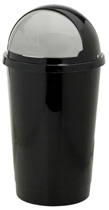 Afvalton bullit - 50 liter - zwart