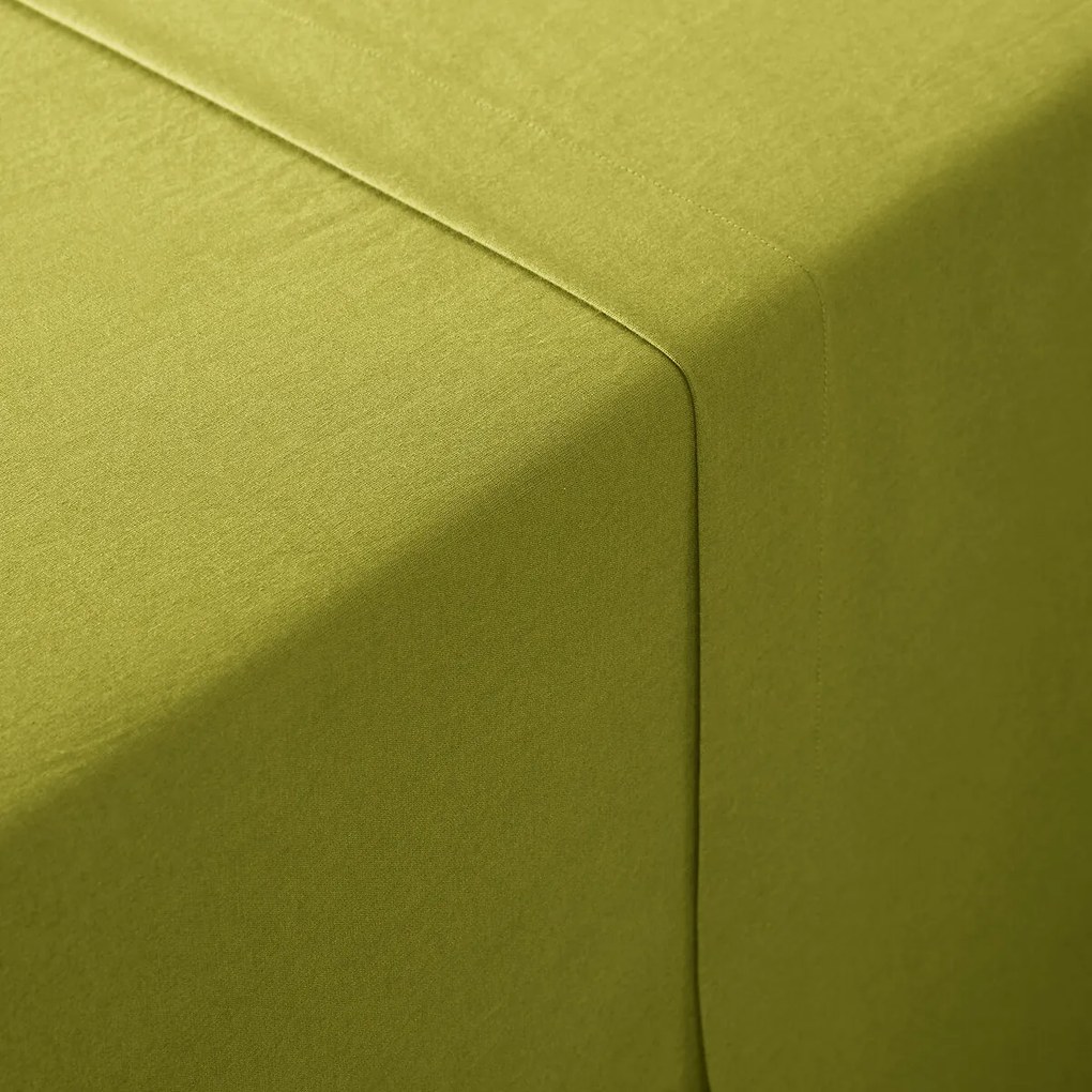 Effen plat laken in gewassen katoen, Scenario