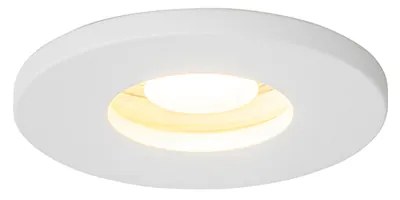 Set van 6 Moderne badkamer inbouwspot wit - Shed GU10 IP54 Lamp