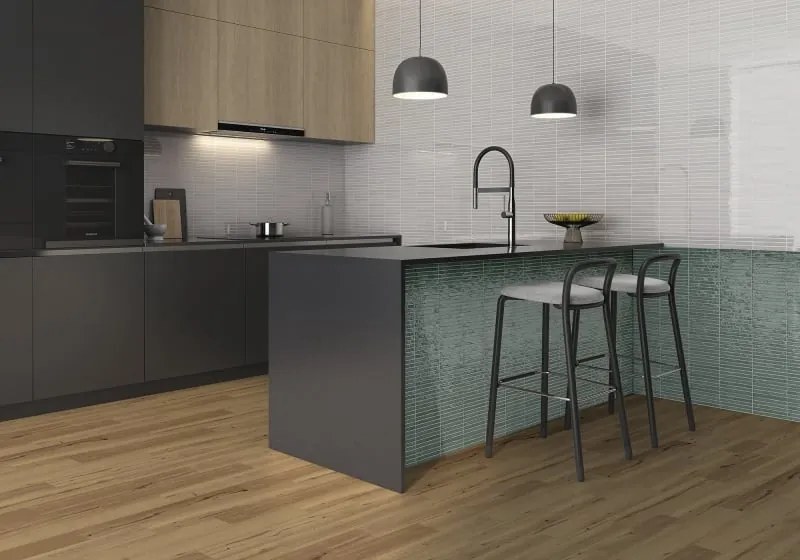 Jabo Pencil Kromo Sage mozaïektegel 35x35cm