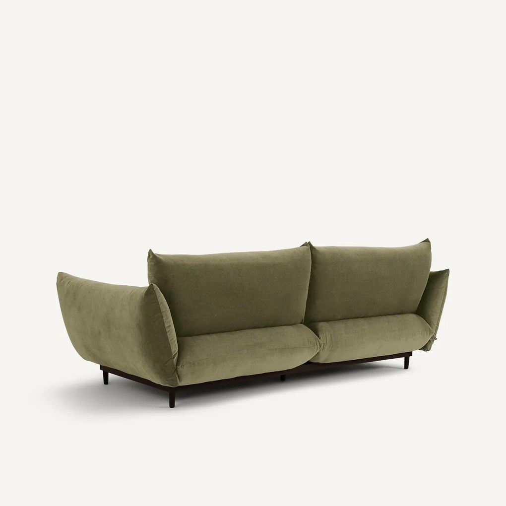 3-zits bank, stoned fluweel, VITORIA