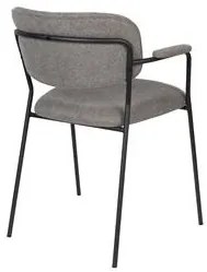 House of Rebels Eetkamerstoel - Roos - Zwart/Grijs - House of Rebels