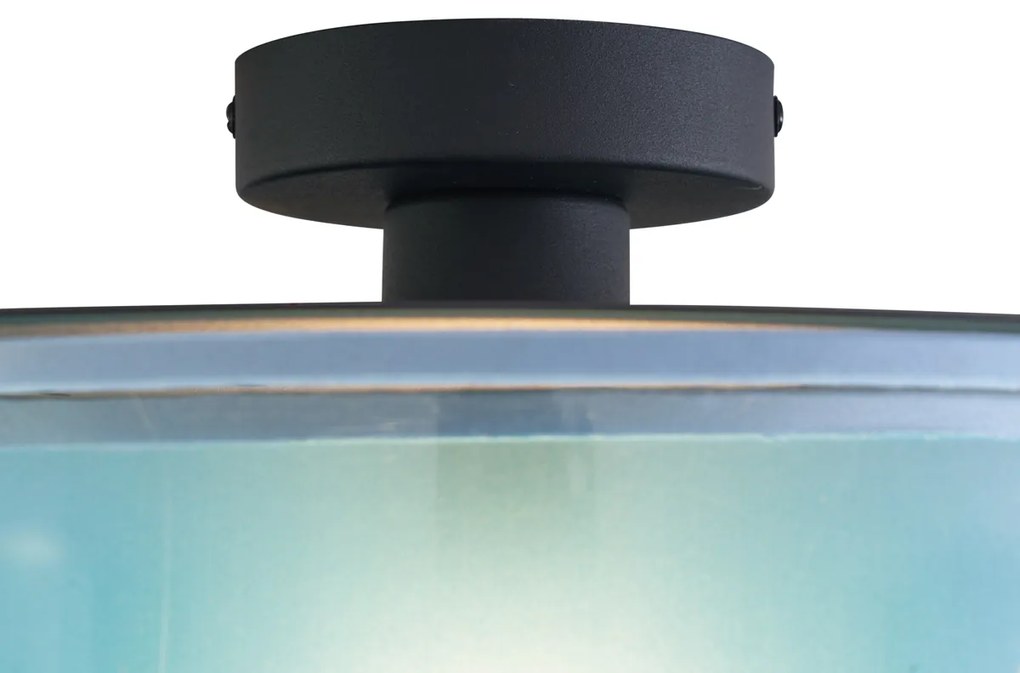 Kinder plafondlamp blauw met bulby - Harrie meets Bulby