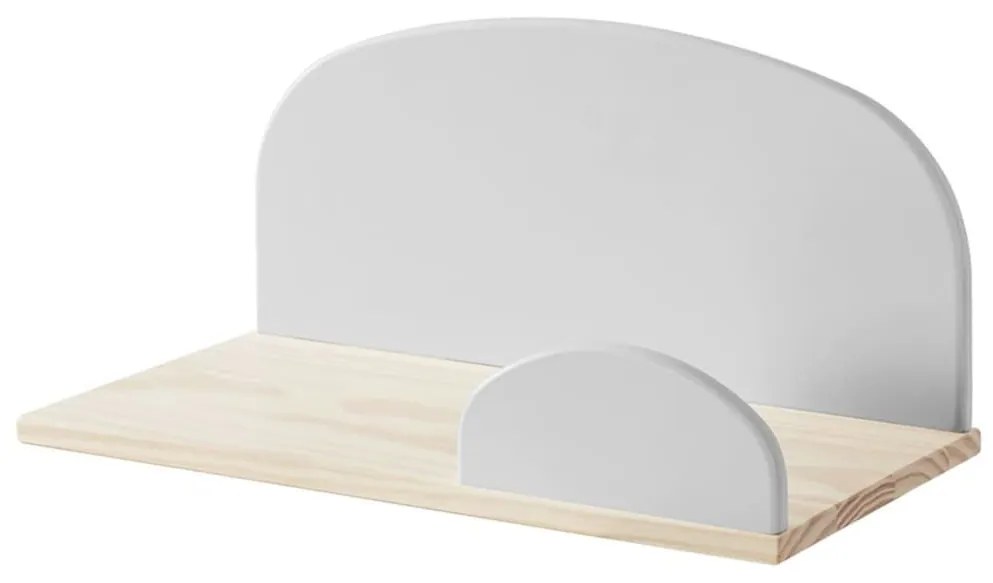 Vipack Wandschap Kiddy 45 cm hout koelgrijs