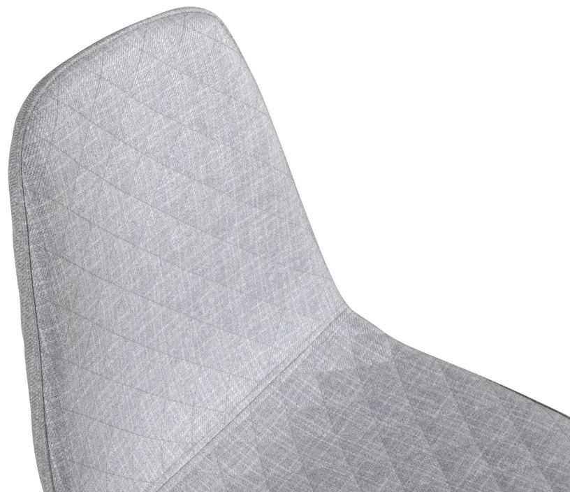 Jörn Eetkamerstoel - Kelsey - Lichtgrijs - Fluweel - Jörn