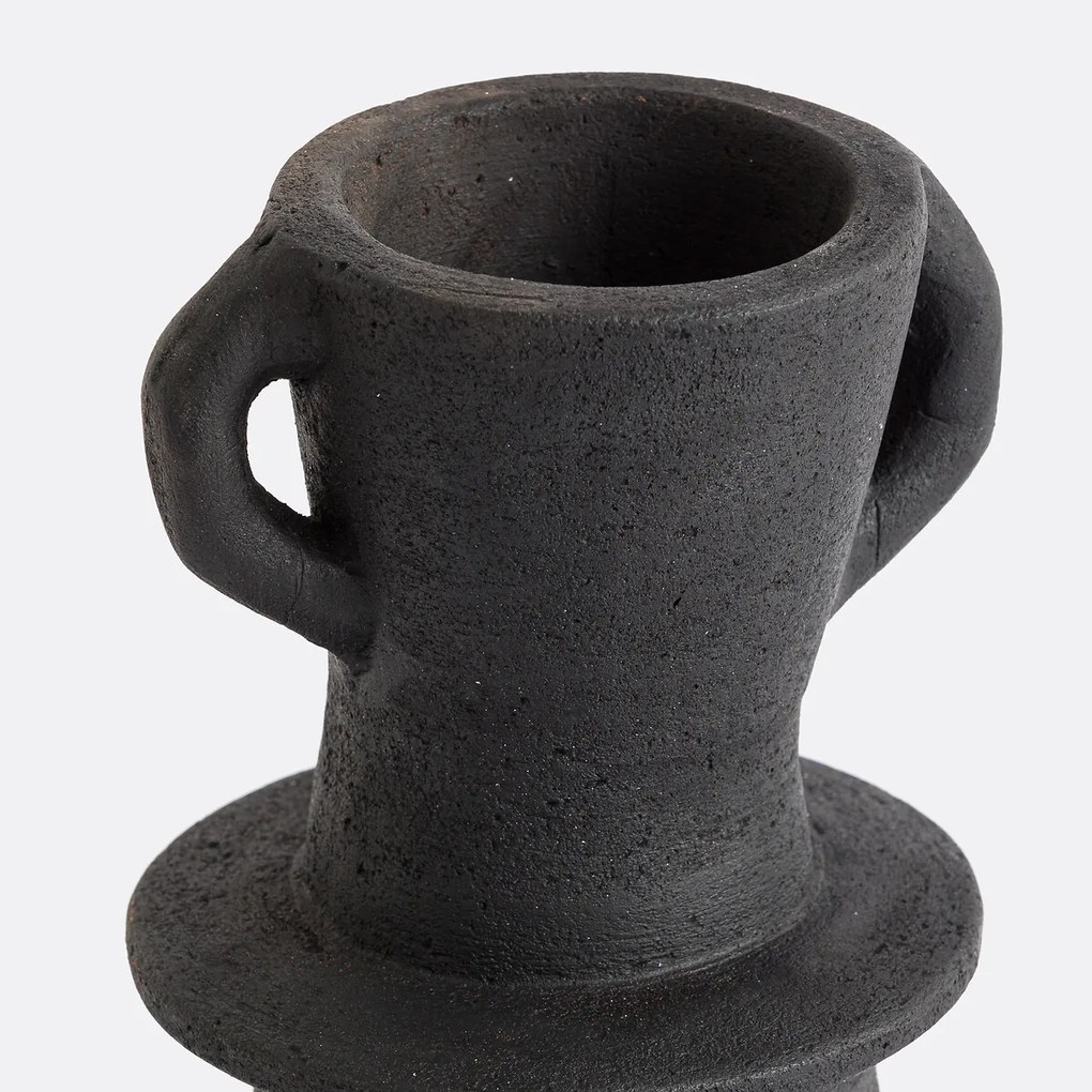Decoratieve vaas in aardewerk H24 cm, Kuro