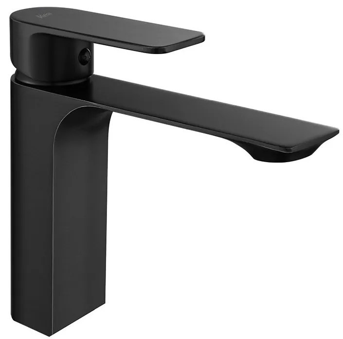 Wastafelkraan Rea Urban Black Low
