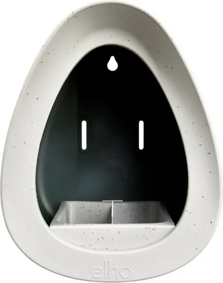 Elho Essential Bird Feeder 18cm - Grijs - Voederplek&amp;Badje - 100% Gerecycled