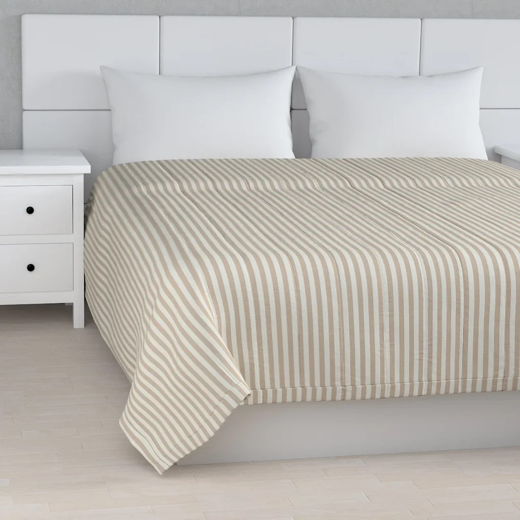 Dekoria Sprei, lichtbruin-ecru