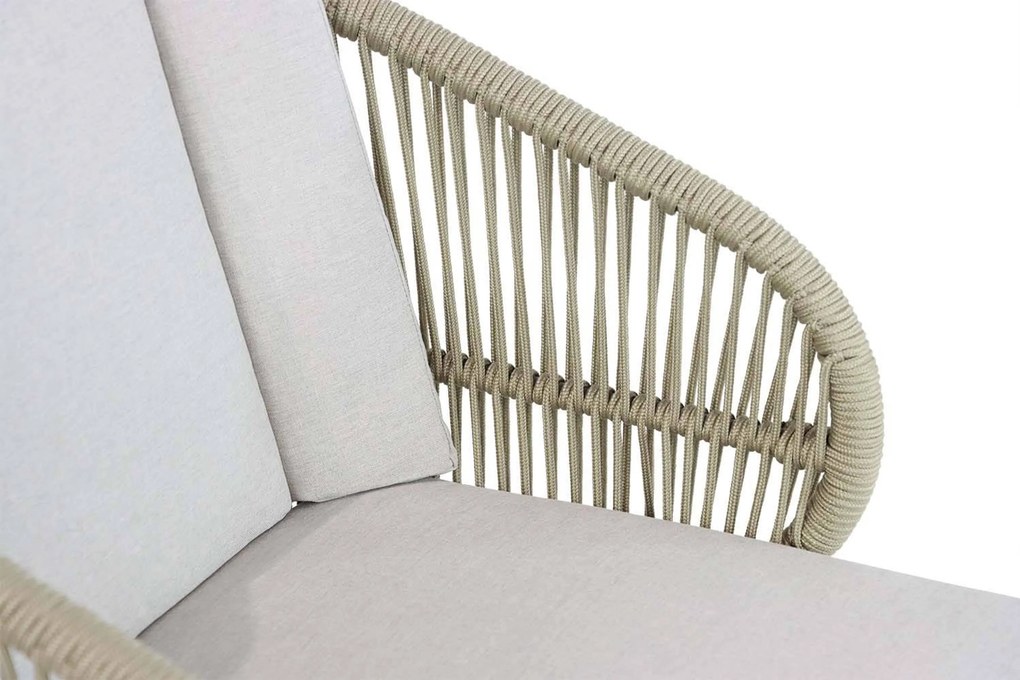 Tuinstoel Teakhout/rope Naturel teak Coco Almeria