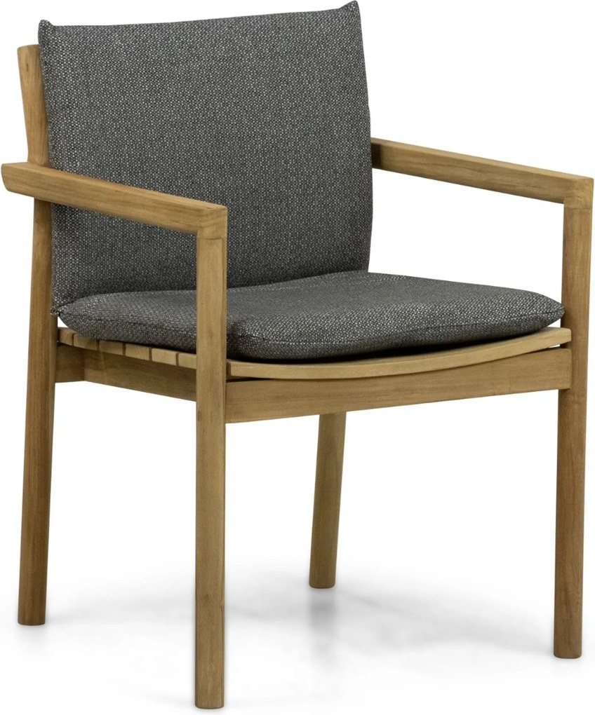 Tuinstoel Teak Old teak greywash Santika Suka