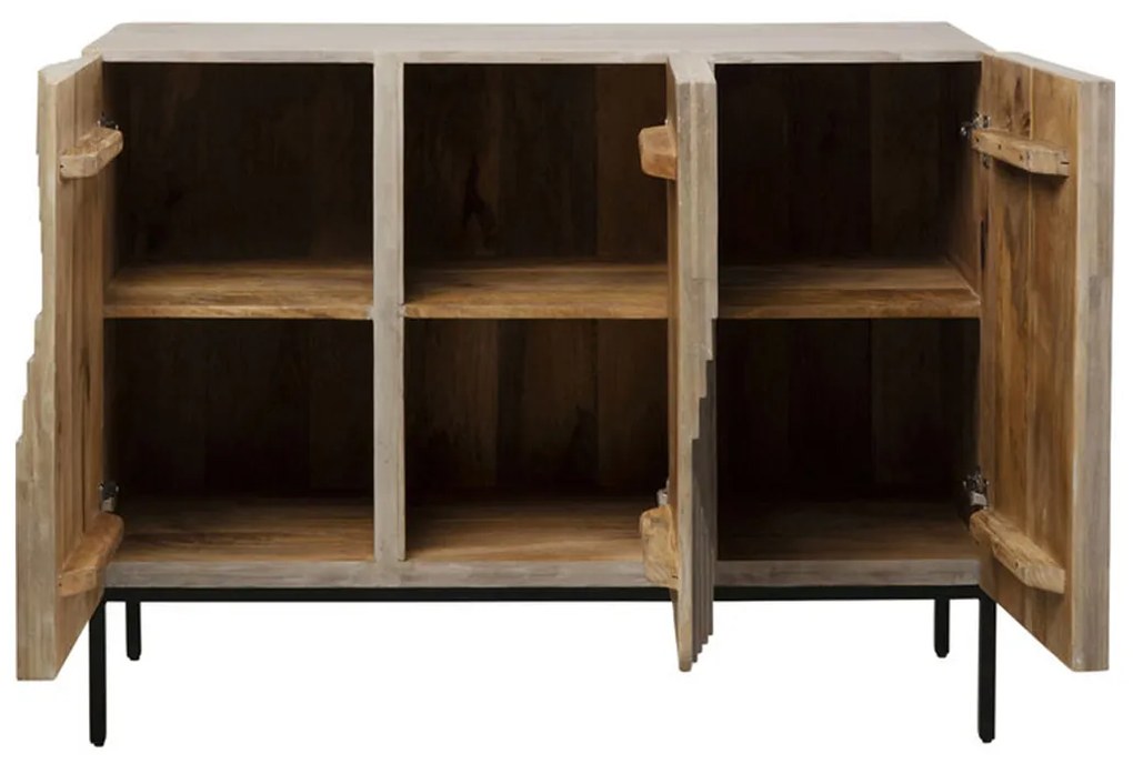 Kare Design Figaro Smal Dressoir Mangohout - 115x45x90cm.