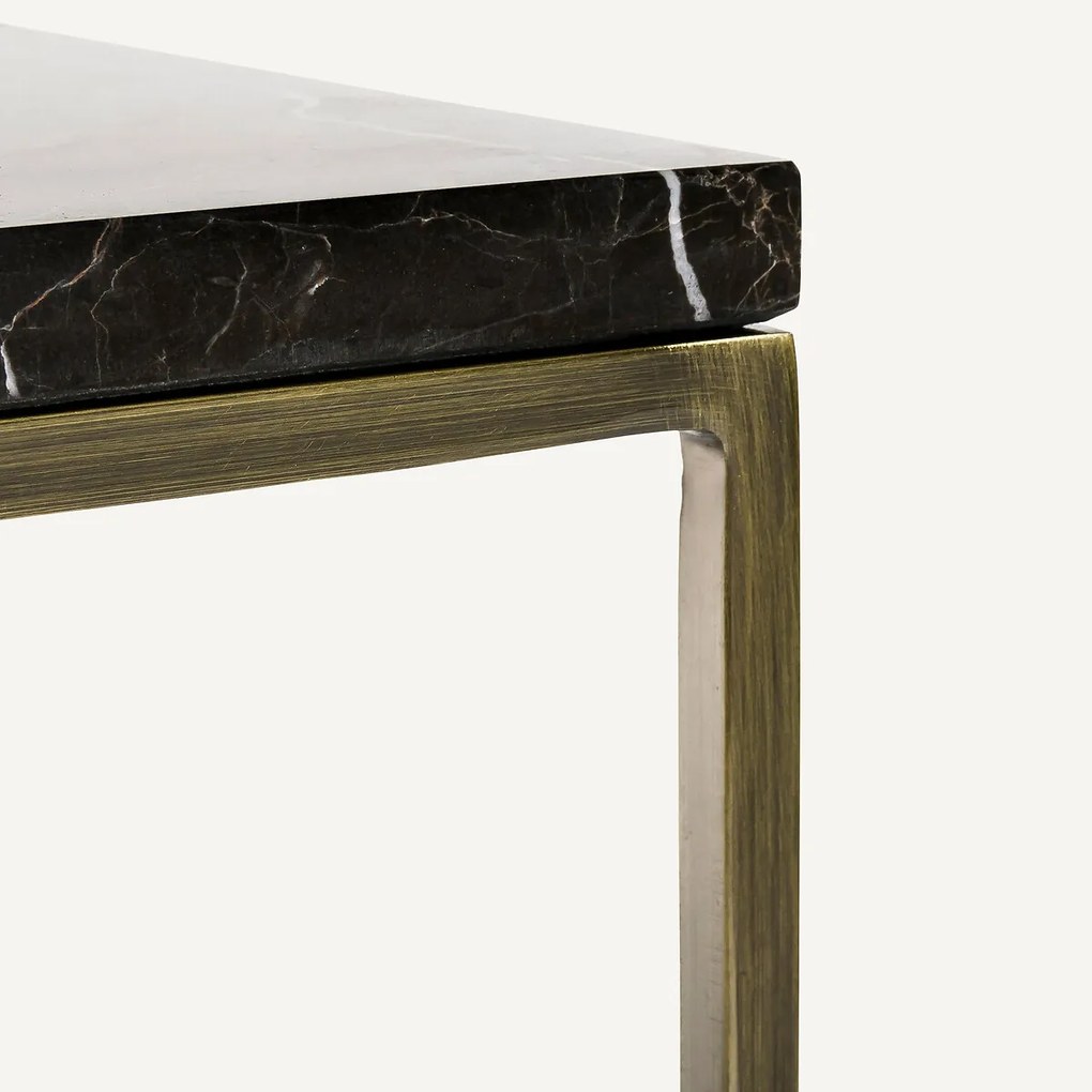 Wandtafel met verouderd messing effect/marmer, Mahaut