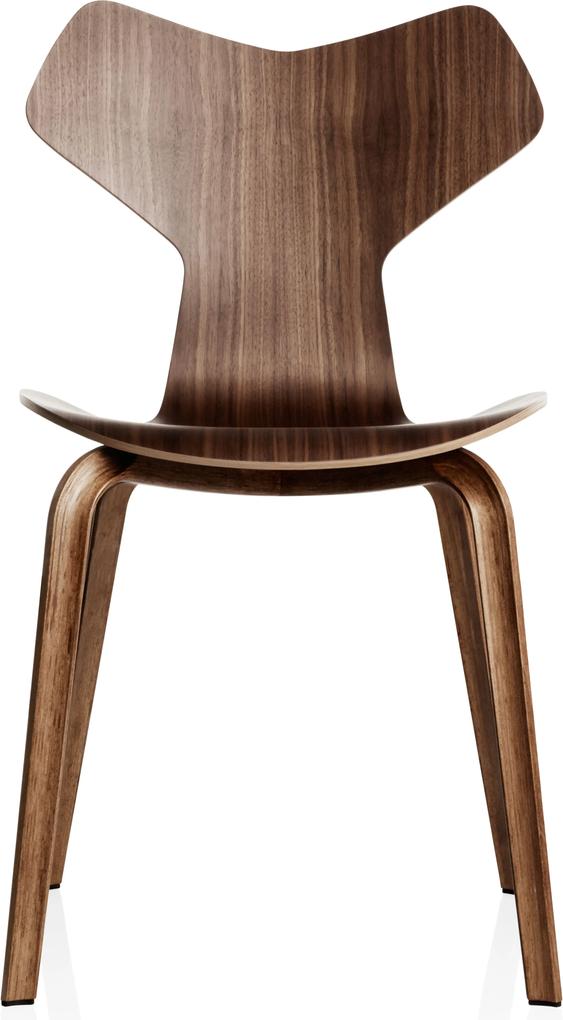 Fritz Hansen Grand Prix Chair Wood stoel walnoot fineer