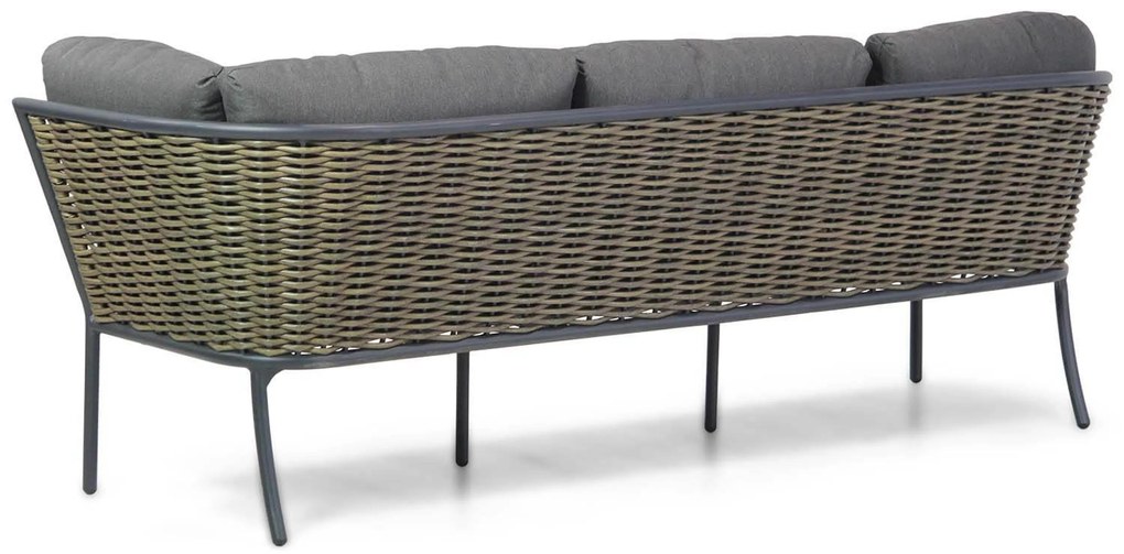 Hoek loungeset 5 personen Aluminium/wicker Grijs  Lifestyle Garden Furniture Enchante/Montana