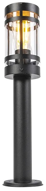 Moderne buitenlamp zwart 50 cm IP44 - Gleam