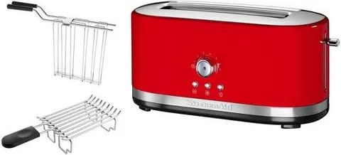 KITCHENAID® handmatige toaster met lange gleuven 5KMT4116EER, empire-rood