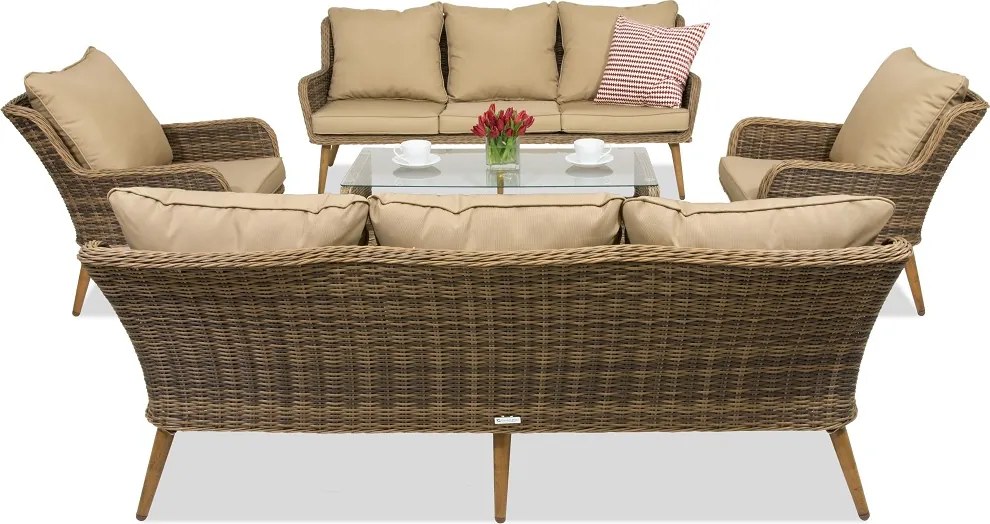 Bilbao Coffee 8 Garden Point tuinmeubelen bruin