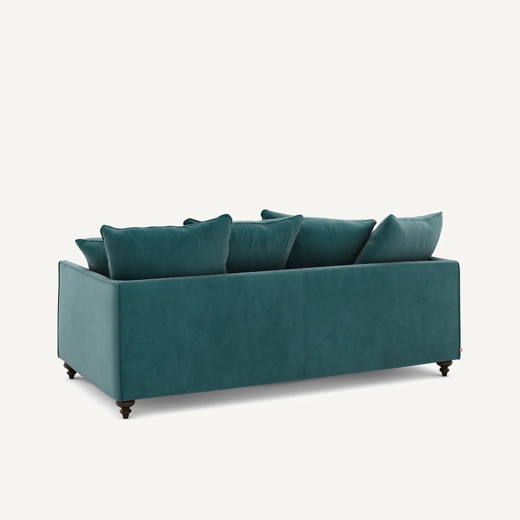 Omvormbare 3-zits fluwelen zetel, Lazare